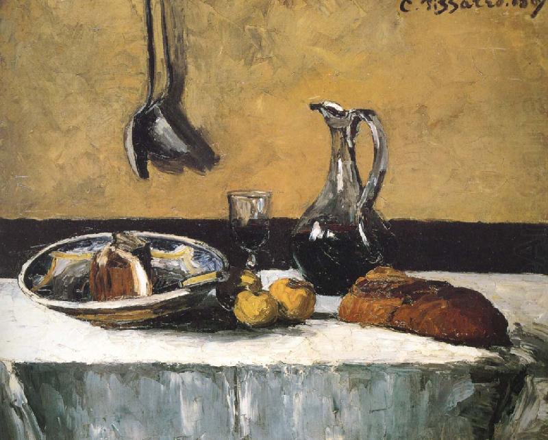 There is still life wine tank, Camille Pissarro